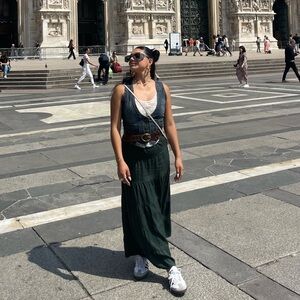 Green Brandy Melville Long Skirt
